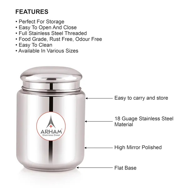 Stainless_Steel_Food_Grade_Heavy_Gauge_Multipurpose_Airtight_Thread_Lock_Lid_Storage_Jar