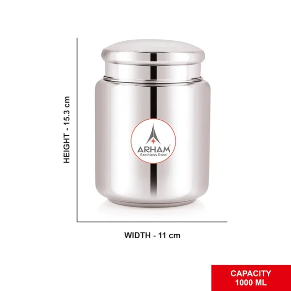 Stainless_Steel_Food_Grade_Heavy_Gauge_Multipurpose_Airtight_Thread_Lock_Lid_Storage_Jar