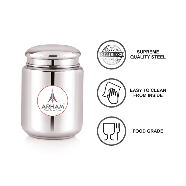 Stainless_Steel_Food_Grade_Heavy_Gauge_Multipurpose_Airtight_Thread_Lock_Lid_Storage_Jar