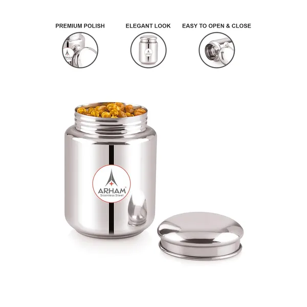 Stainless_Steel_Food_Grade_Heavy_Gauge_Multipurpose_Airtight_Thread_Lock_Lid_Storage_Jar