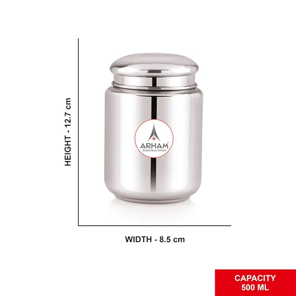 Stainless_Steel_Food_Grade_Heavy_Gauge_Multipurpose_Airtight_Thread_Lock_Lid_Storage_Jar