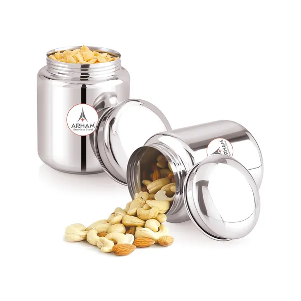 Stainless_Steel_Food_Grade_Heavy_Gauge_Multipurpose_Airtight_Thread_Lock_Lid_Storage_Jar
