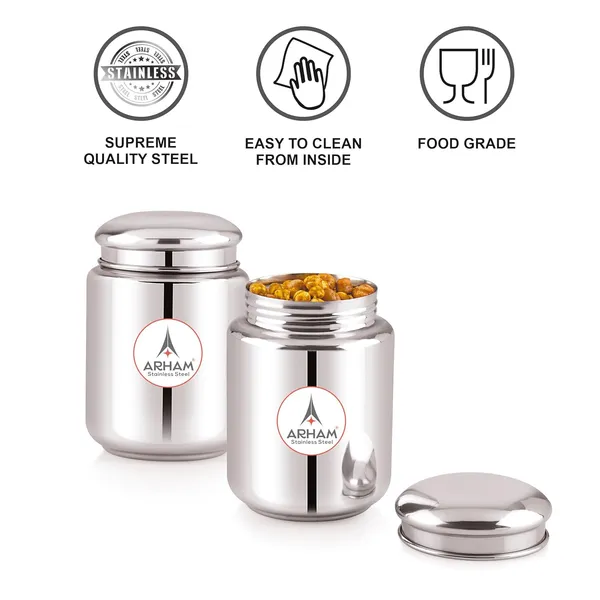 Stainless_Steel_Food_Grade_Heavy_Gauge_Multipurpose_Airtight_Thread_Lock_Lid_Storage_Jar