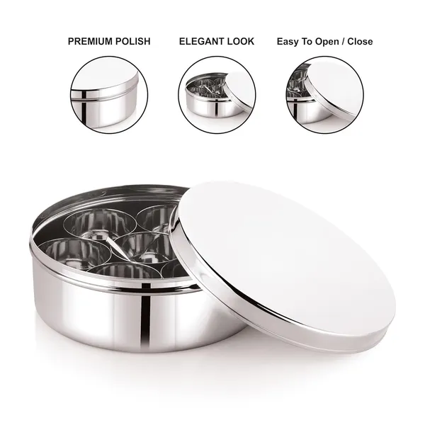 Stainless_Steel_Premium_Sober_Shape_Masala_(Spice)_Box_With_7_Containers_And_Small_Polish_Spoon_&_Plain_Lid