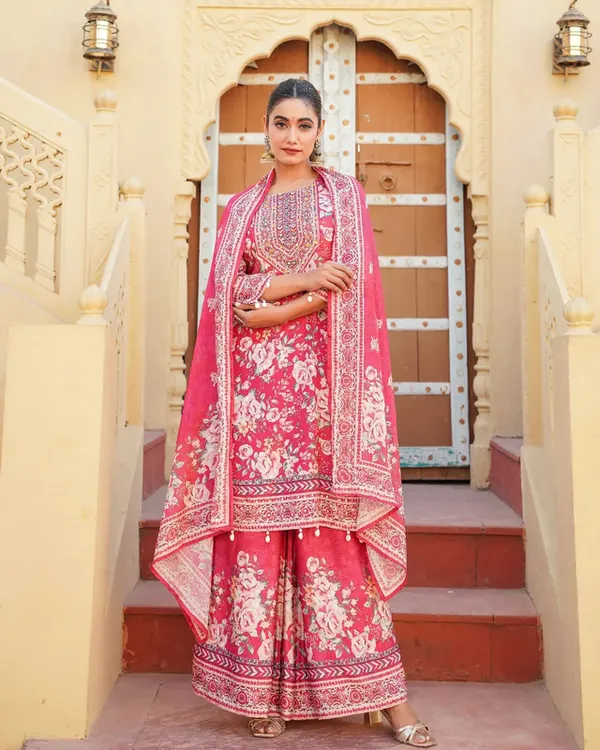 Pure_Chinnon_Straight_Kurta,_Divider_Pant,_and_Dupatta_Set