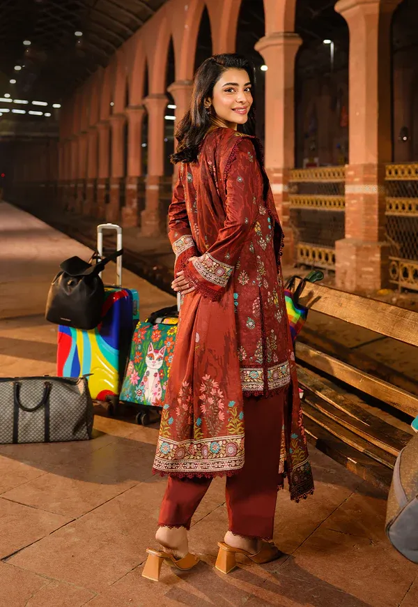 Rust_mroon_Printed_Lawn_Suit