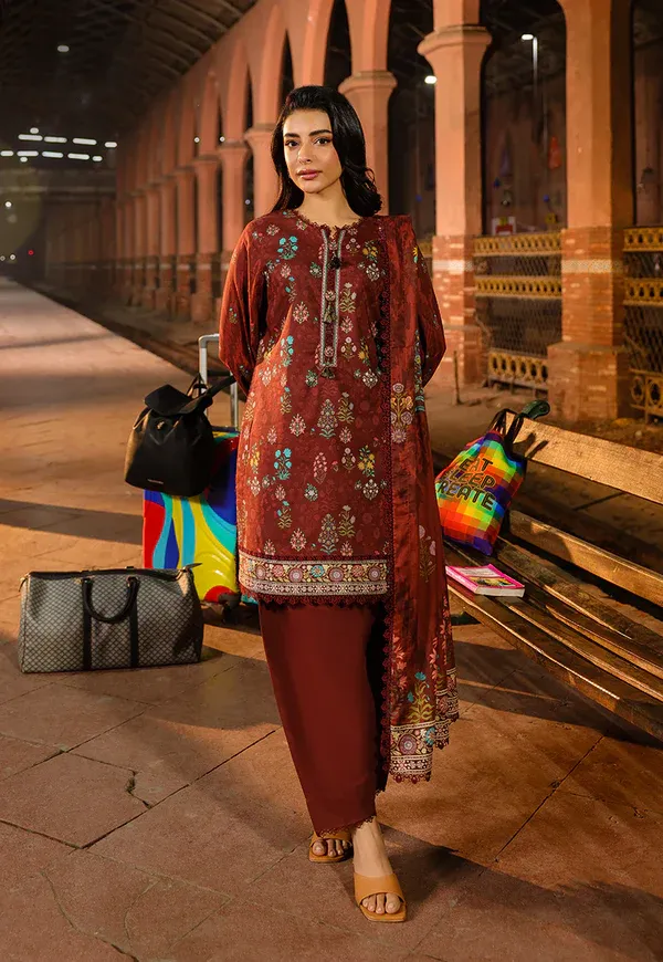 Rust_mroon_Printed_Lawn_Suit
