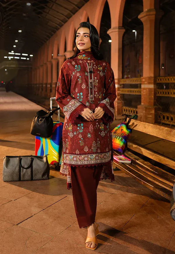 Rust_mroon_Printed_Lawn_Suit