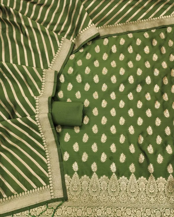 Noor-e-Banaras_Lichi_Silk_Light_Green_Suit_Brocade_Weaving