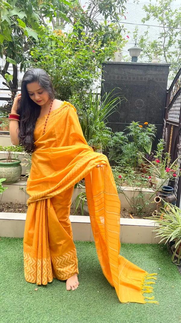 Dreamy_Chanderi_Silk_Mustard_Saree