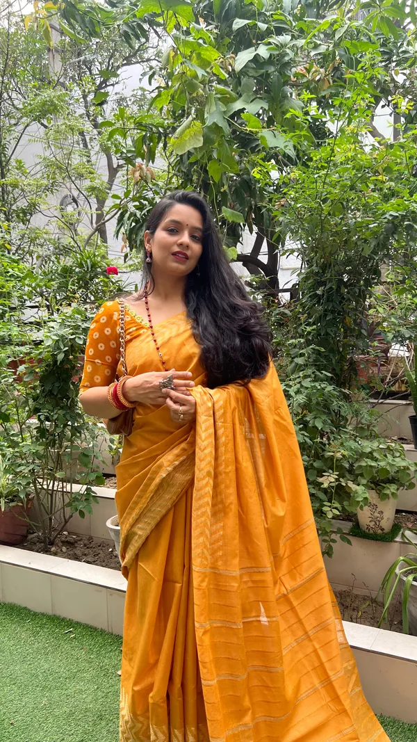 Dreamy_Chanderi_Silk_Mustard_Saree