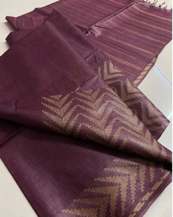 Whispering_Chanderi_Silk_Wine_Saree