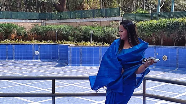 Mesmerizing_Chanderi_Silk_Blue_Saree