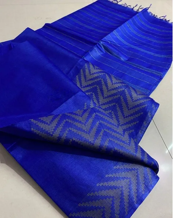 Mesmerizing_Chanderi_Silk_Blue_Saree