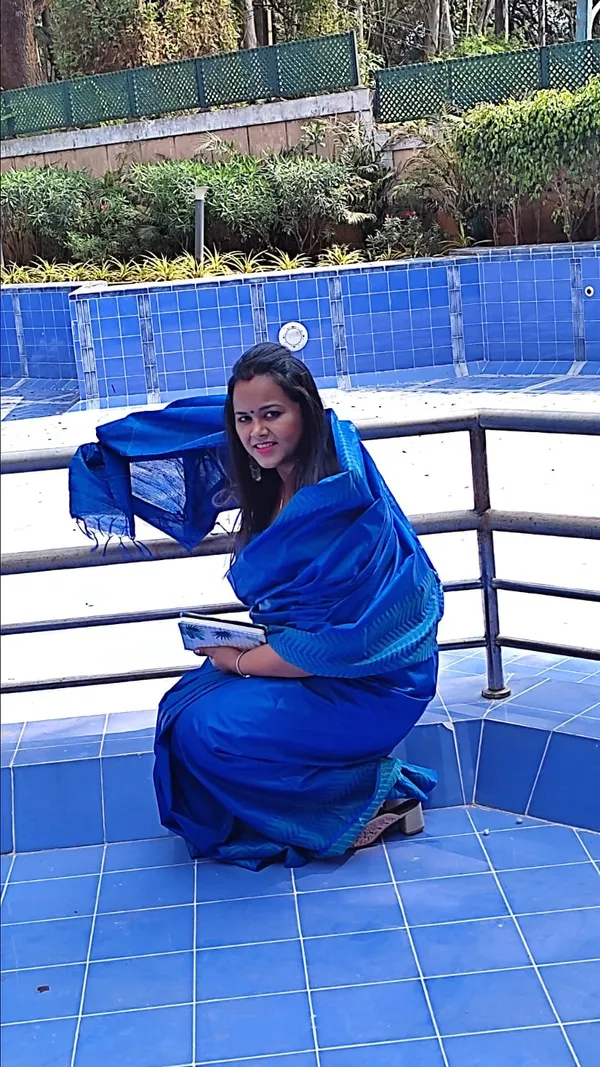 Mesmerizing_Chanderi_Silk_Blue_Saree