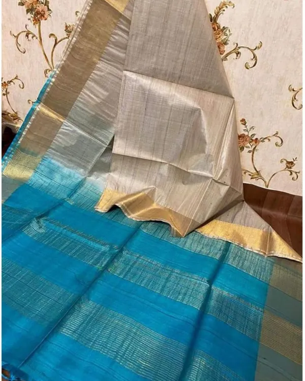 Handloom_Kota_Silk_Joyful_Beige_&_Blue_Saree