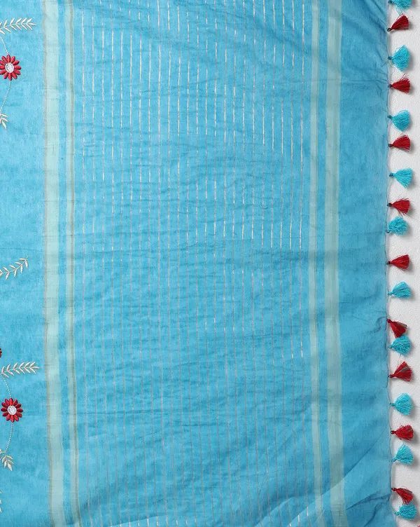 Fanciful_Silk_Linen_Embroidered_Handloom_Blue_Saree