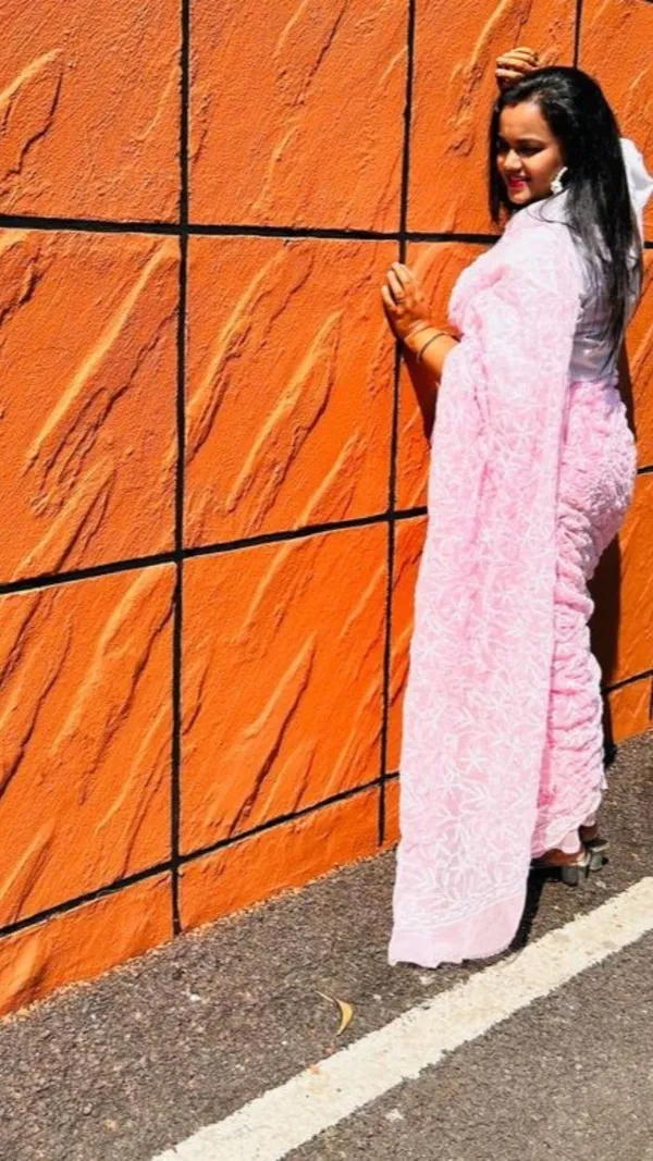 Tepchi_Handwork_Georgette_Work_Pink_Saree