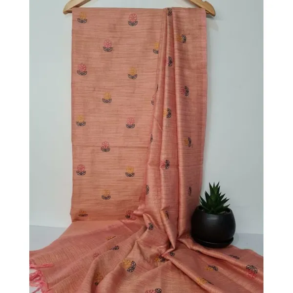Embroidered_Dreamy_Khadi_Cotton_Orange_Suit_Piece