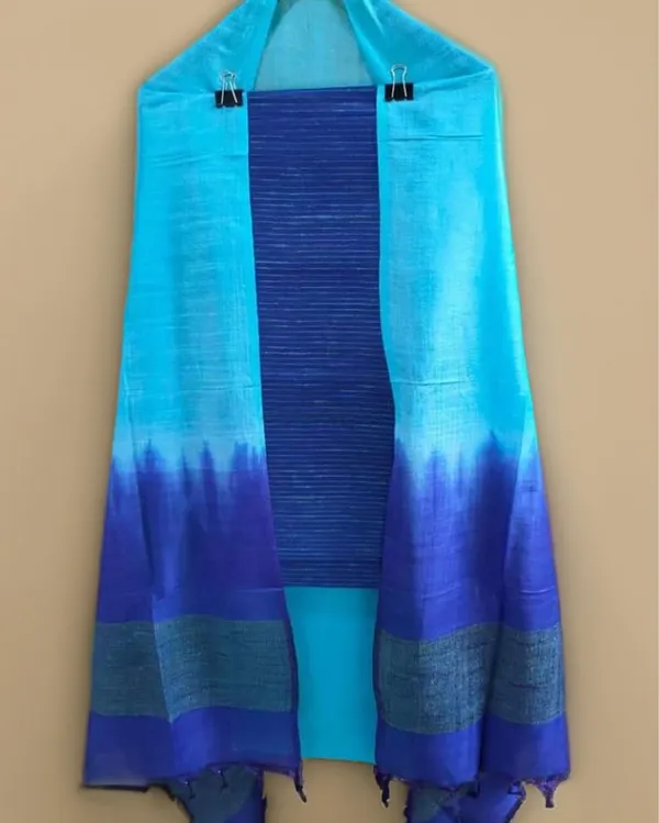 Handdyed_Katan_Silk_Blue_&_Torqouise_Contrast_Suit