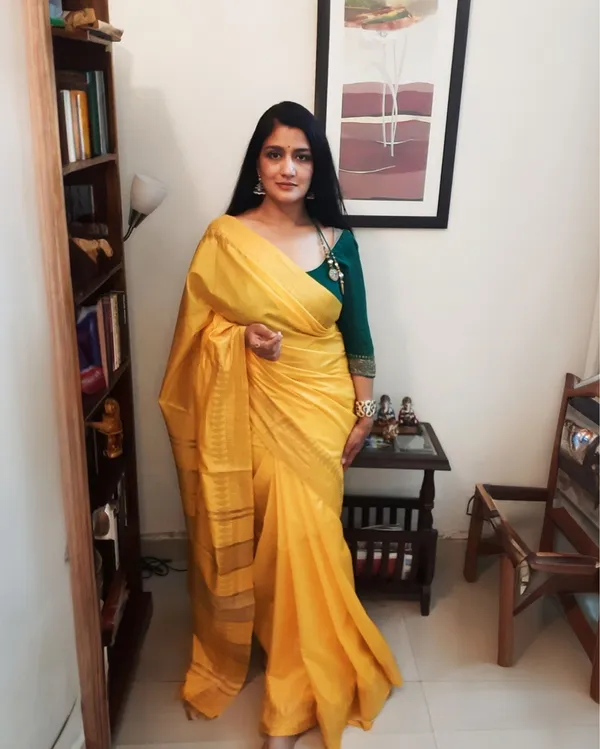 Handcrafted_Tranquil_Kota_Silk_Yellow_Jacquard_Saree