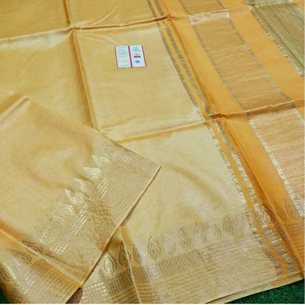 Handcrafted_Tranquil_Kota_Silk_Yellow_Jacquard_Saree