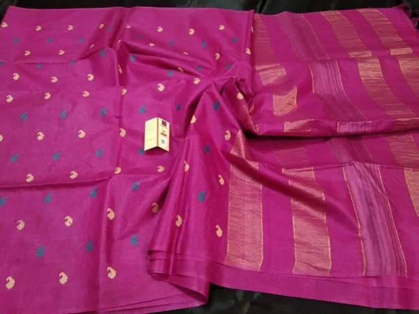 Silkmark_Lovable_Eri_Tussar_Silk_Embroidered_Pink_Saree