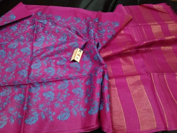 Silkmark_Striking_Eri_Tussar_Silk_Embroidered_Pink_Saree