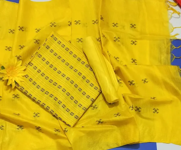 Katan_Silk_Expressive_Handcrafted_Yellow_Suit