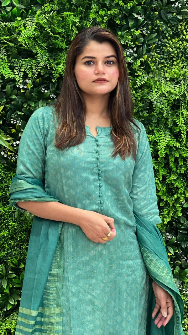 Katan_Silk_Color-Rich_Handcrafted_Green_Suit