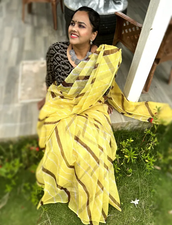 Lemon_Cotton_Kota_Doria_Saree_Yellow_Handcrafted