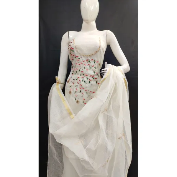 Enchanting_Kota_Doria_Embroidered_Suit_Material_White