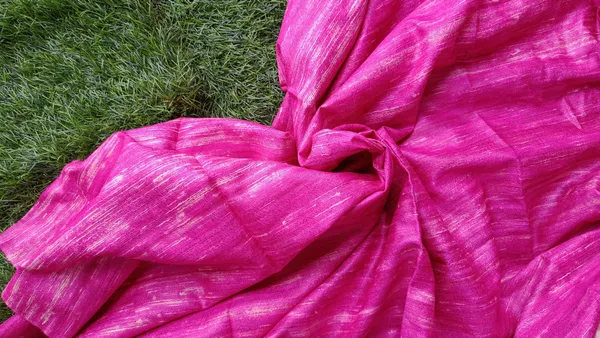 Silkmark_Tussar_Ethereal_Blockprint_Beige_&_Pink_Saree