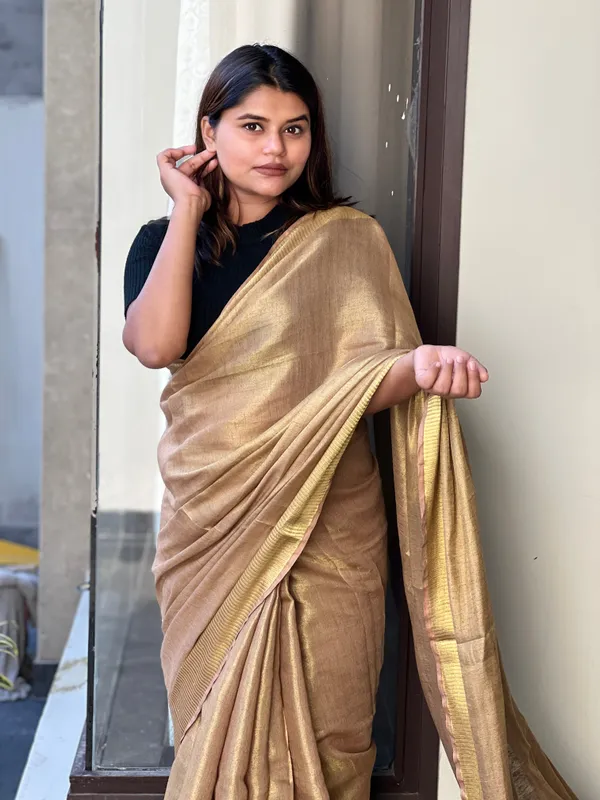 Alluring_Pure_Tissue_Linen_Gold_Hue_Handdyed_Saree