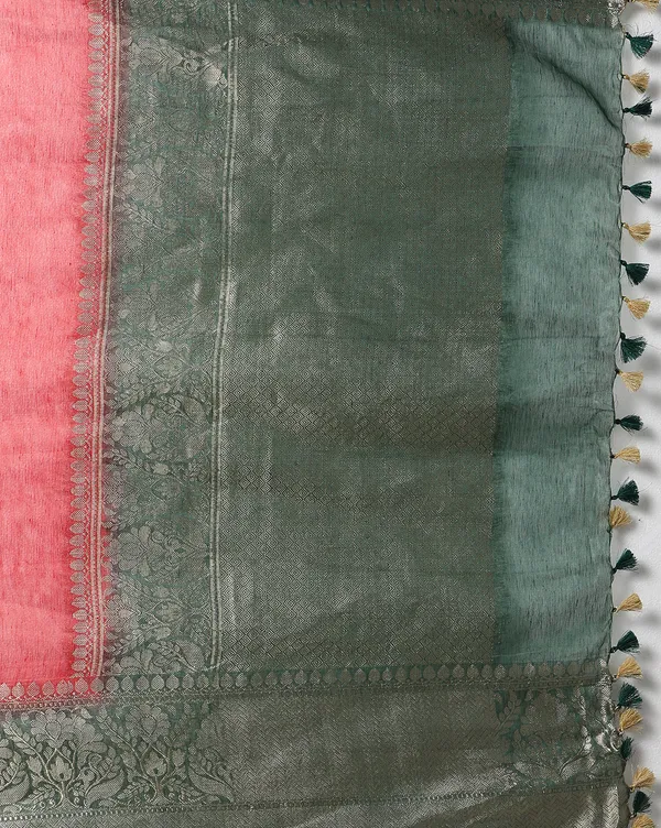 Bright_Banarasi_Silk_Linen_Red_Handloom_Saree