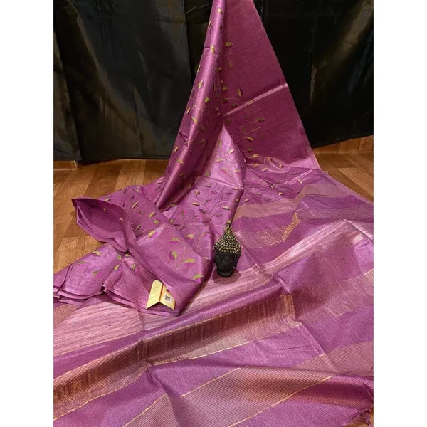 Silkmark_Poised_Eri_Tussar_Silk_Embroidered_Pink_Saree