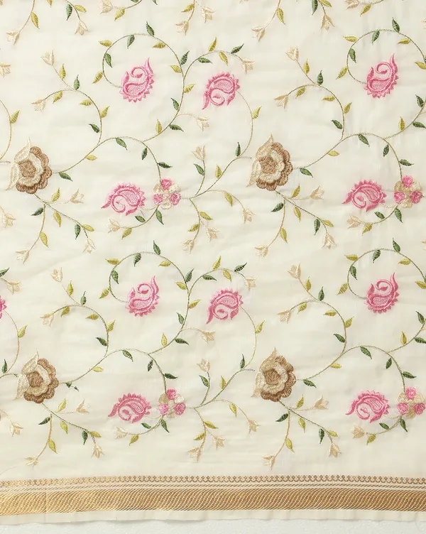 Luminous_Silk_Linen_Embroidered_Off_White_Saree