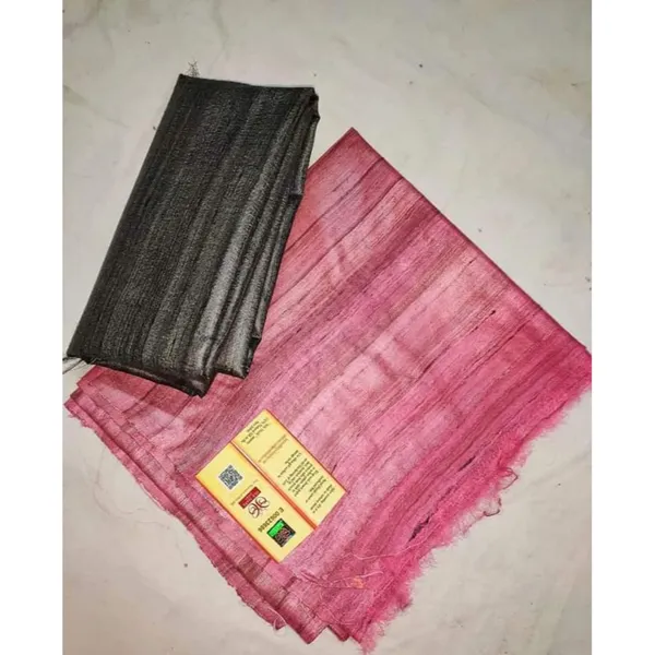 Silkmark_Ghicha_Tussar_Enigmatic_Saree_Pink