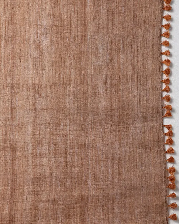 Silkmark_Ghicha_Tussar_Mysterious_Brown_Saree