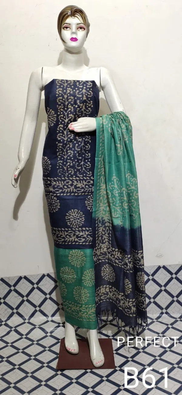 Timeless_Khadi_Cotton_Wax_Batik_Hand_Dyed_Blue_Suit