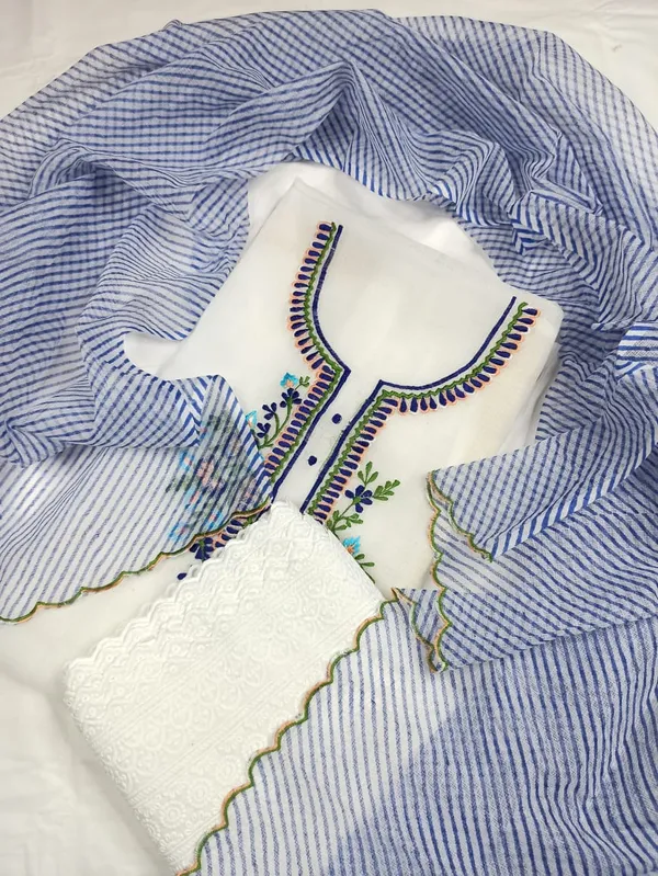 Embroidered_Vibrant_Kota_Doria_White_Suit_(Top+Dupatta+Bottom)