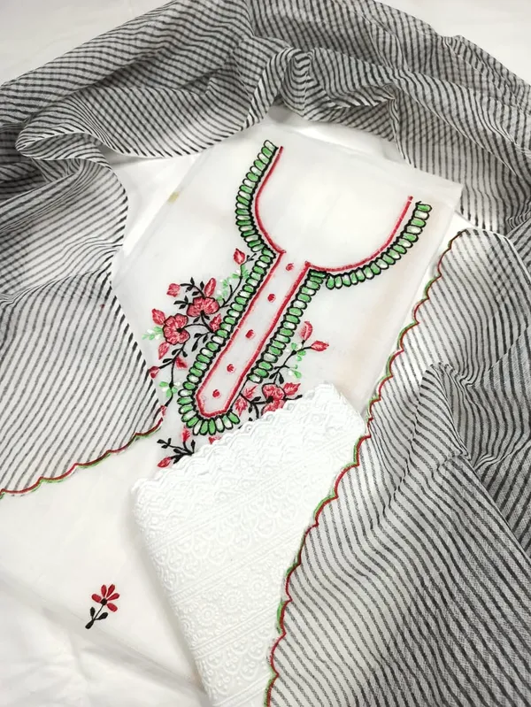 Embroidered_Kinetic_Kota_Doria_White_Suit_(Top+Dupatta+Bottom)