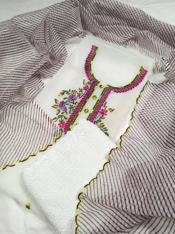 Embroidered_Glossy_Kota_Doria_White_Suit_(Top+Dupatta+Bottom)