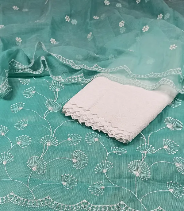 Embroidered_Unique_Kota_Doria_Green_Suit_(Top+Bottom+Dupatta)