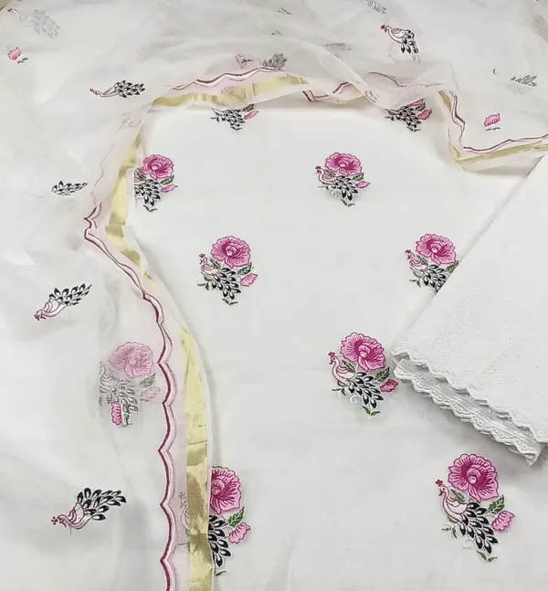 Embroidered_Vivid_Kota_Doria_White_Suit_(Top+Bottom+Dupatta)
