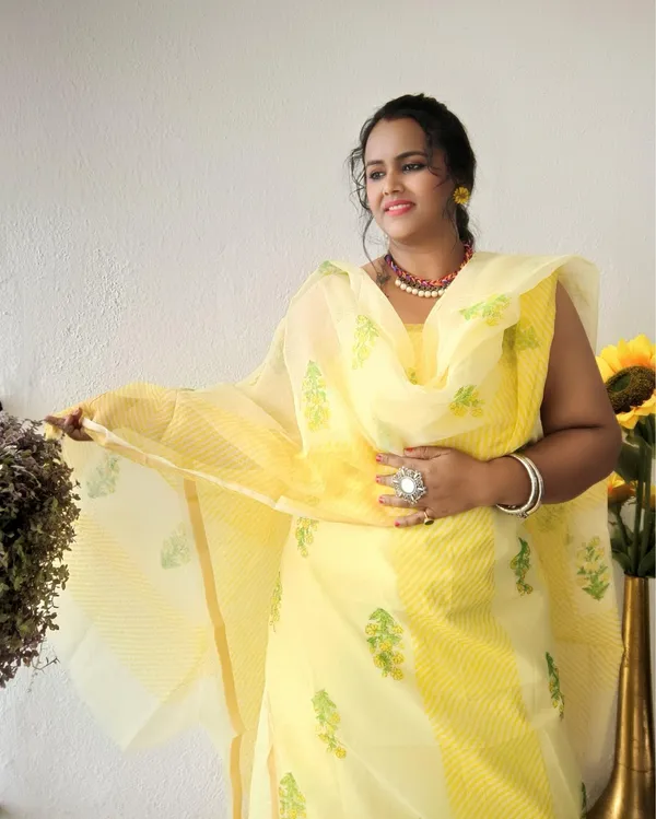 Textured_Kota_Doria_Yellow_Suit_Handblock_Print