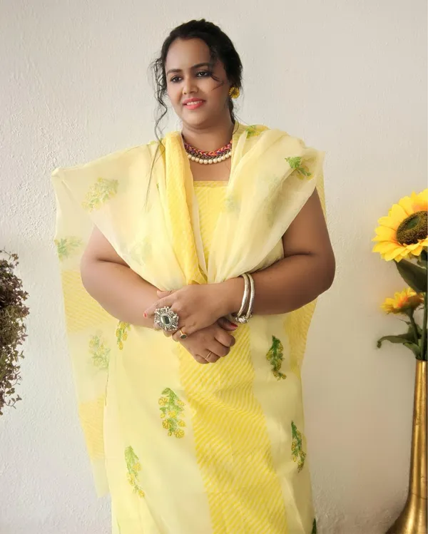 Textured_Kota_Doria_Yellow_Suit_Handblock_Print