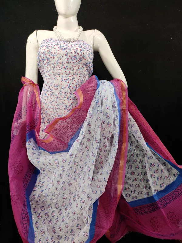 Dreamy_Kota_Doria_Pink_Blockprinted_Suit_(Top+Dupatta+Bottom)