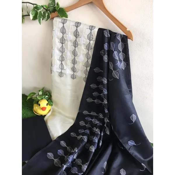 Katan_Silk_Embroidered_White_&_Black_Suit