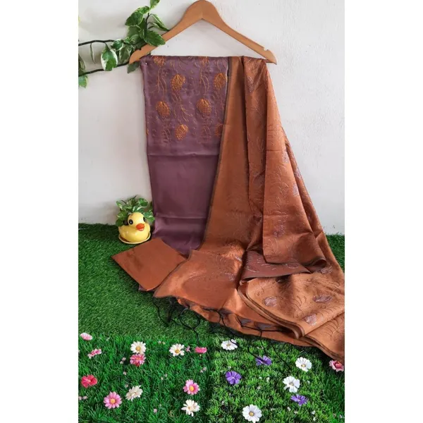 Katan_Silk_Embroidered_Lavender_&_Rust_Brown_Suit
